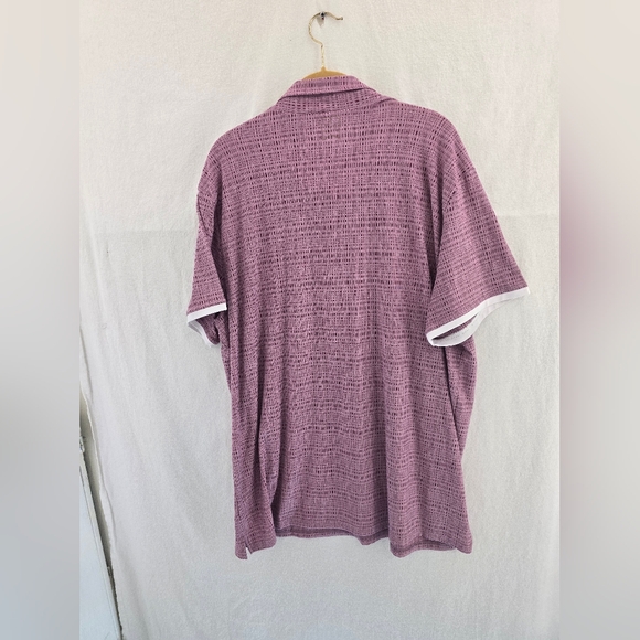 THE CHARGE STATELY APPAREL 1/4 button S Sleeve Poly Golf Polo Shirt. Mens XXL - Picture 8 of 8